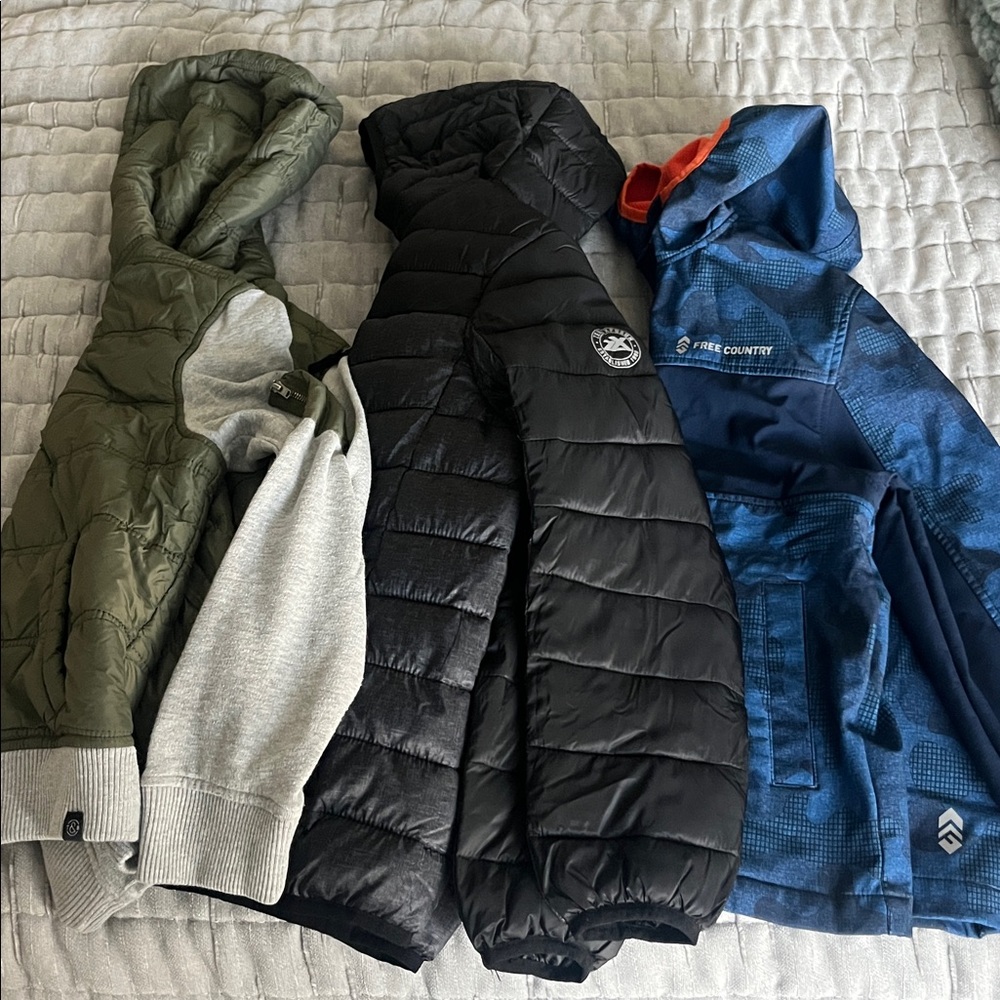 Boys 10/12 Light Jacket Bundle